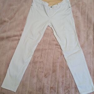Old Navy Rockstar Skinny White Full Panel Maternity Jeans